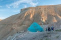 Bamiyan valley, hindu kush mountain region Royalty Free Stock Photo