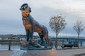 The Bamse Statue is a memorial to the dog Bamse which became a heroic mascot to the Free Norwegian Forces during the Second World