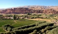 Large and small Buddha niches in Bamiyan, Afghanistan