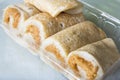 Ban Chien Kueh Peanut Pancakes Closeup Royalty Free Stock Photo