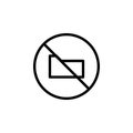 ban folder icon. Detailed set of farm icons. Premium quality graphic design icon. One of the collection icons for websites, web