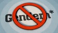 Ban on gender language Royalty Free Stock Photo