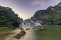 Ban Gioc - Detian waterfall in Cao Bang, Vietnam Royalty Free Stock Photo