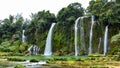 Ban Gioc Waterfall, North Vietnam Royalty Free Stock Photo