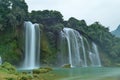 Ban Gioc waterfall in Trung Khanh, Cao Bang, Viet Nam Royalty Free Stock Photo