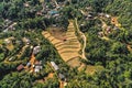 Ban Huai Hom Christendom, village in the jungle and valley in Mae Hong Son, Thailand