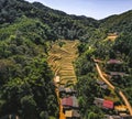 Ban Huai Hom Christendom, village in the jungle and valley in Mae Hong Son, Thailand Royalty Free Stock Photo