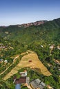 Ban Huai Hom Christendom, village in the jungle and valley in Mae Hong Son, Thailand Royalty Free Stock Photo