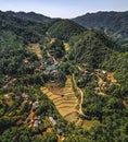 Ban Huai Hom Christendom, village in the jungle and valley in Mae Hong Son, Thailand Royalty Free Stock Photo