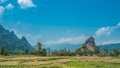 Ban Pakpo Countryside. Laos agriculture Royalty Free Stock Photo