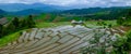 Ban Papongpieng Rice Terraces, Chiang Mai Royalty Free Stock Photo