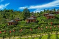 Ban rak thai in Mae hong son,Thailand