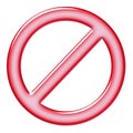 Ban sign