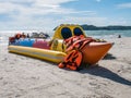 Banana Boat Not in Operational in the Beach