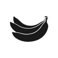 Banana bunch graphic icon isolated on white background Royalty Free Stock Photo