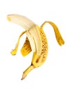 Banana cleared of a peel Royalty Free Stock Photo