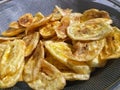 banana crackers keripik pisang musa paradisiaca