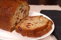 Banana cranberry nut bread Royalty Free Stock Photo