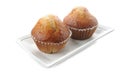 Banana cup cake Royalty Free Stock Photo