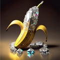 The banana in diamonds.