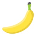 Banana flat icon, fruit and diet, vector graphics