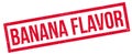 Banana Flavor rubber stamp