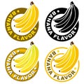Banana Flavor Seal / Mark