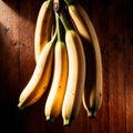 Banana fresh raw organic fruit