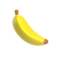 banana fruit 3d icon illustration