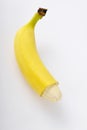 Banana fruit fresh delicious breakfast Circumcised foreskin Poster design Royalty Free Stock Photo