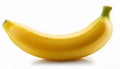Banana fruit isolated white background Royalty Free Stock Photo