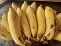 Banana fruit musa acuminate Royalty Free Stock Photo