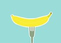 Banana, fruits illustration,cards