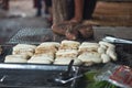 Banana grill thai sweet food Royalty Free Stock Photo