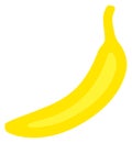 Banana icon. Sweet ripe fruit. Natural food