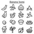 Banana icons