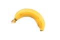 Banana isolated on white background with clipping path