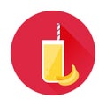 Banana juice icon