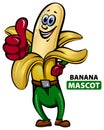 Banana Mascot Royalty Free Stock Photo