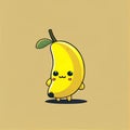 Banana mascot.