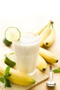 Banana milkshake Royalty Free Stock Photo