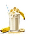 Banana milkshake