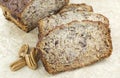 Banana Nut Bread Closeup Royalty Free Stock Photo