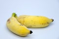 Banana over white background Royalty Free Stock Photo