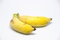 Banana over white background Royalty Free Stock Photo