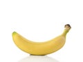 Banana over white background Royalty Free Stock Photo