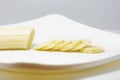 Banana - Pealed and Sliced Royalty Free Stock Photo