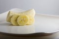 Banana - Pealed and Sliced Royalty Free Stock Photo