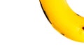 Banana peel white background in studio Royalty Free Stock Photo