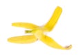 Banana peel isolated on the white background Royalty Free Stock Photo